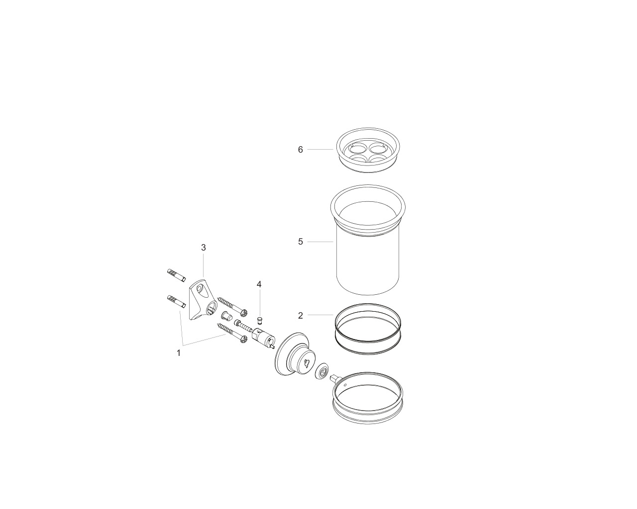 hg axor montreux drinkbeker 42134000 chroom