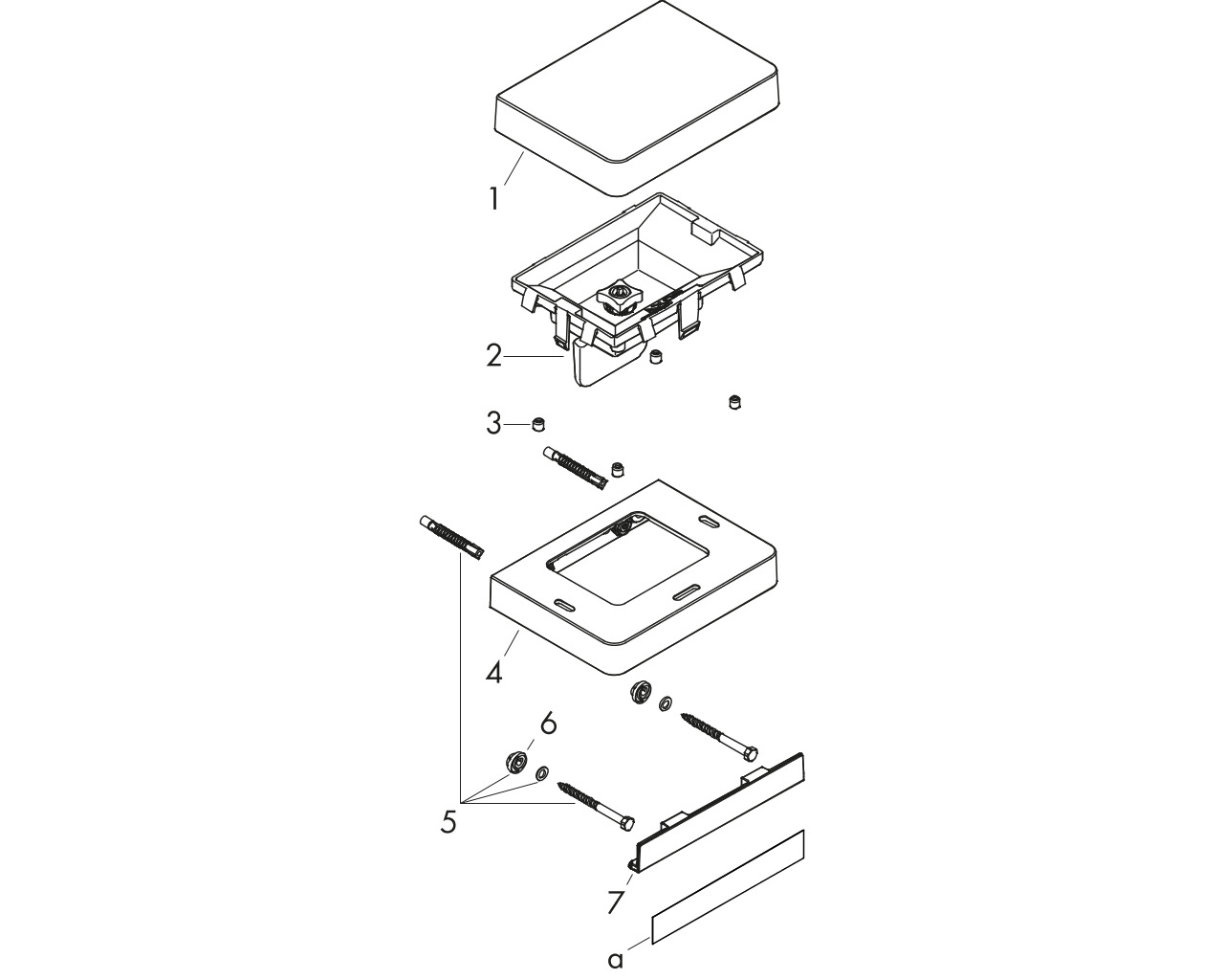 axor universal acc. zeepdisp. met planchet afbeelding 1