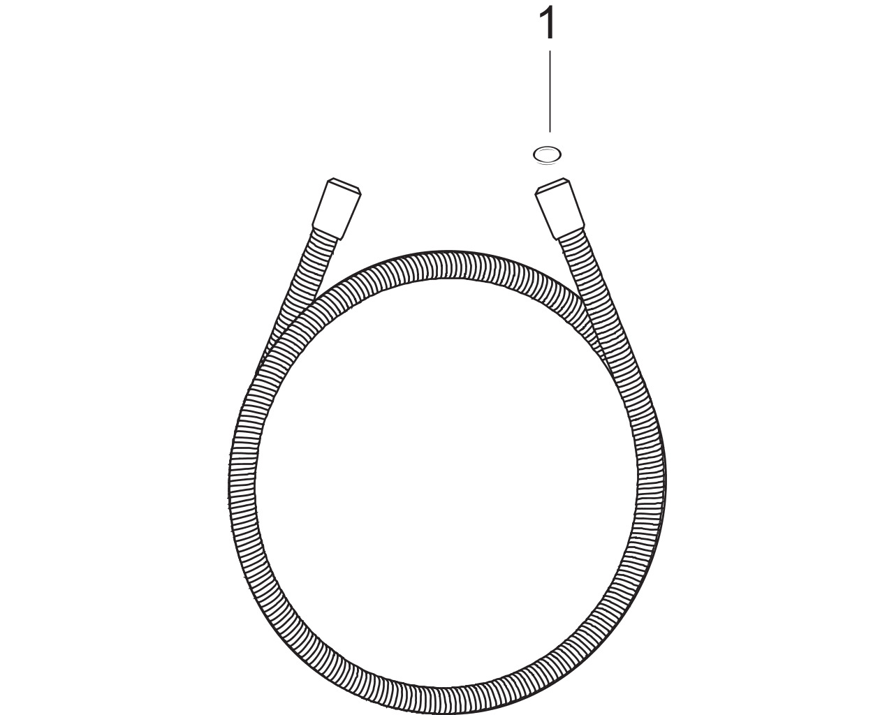 hansgrohe sensoflex doucheslang 125 cm 28132000 afbeelding 1