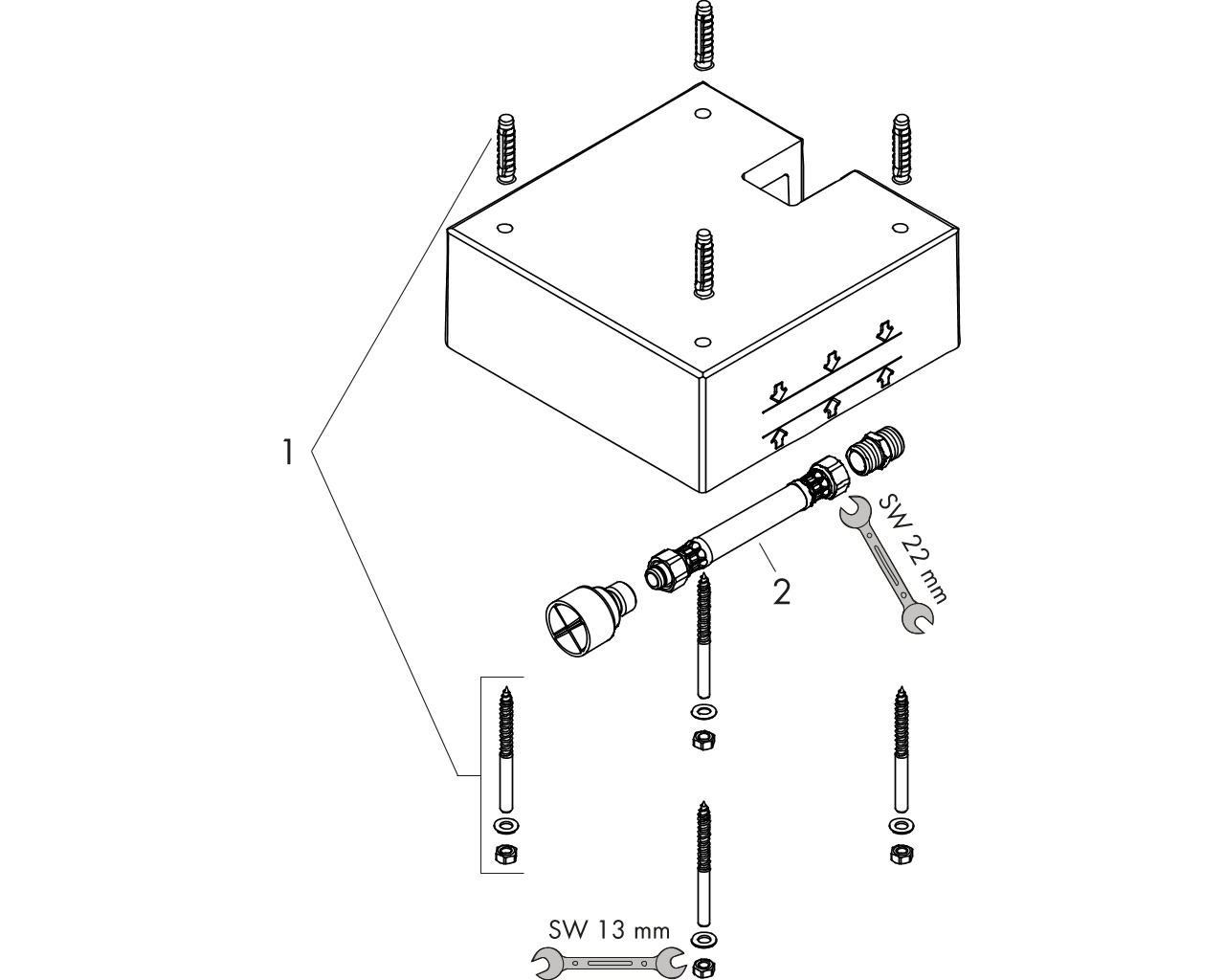 hg rd e 400 inbdeel 1jet hd plafond afbeelding 1
