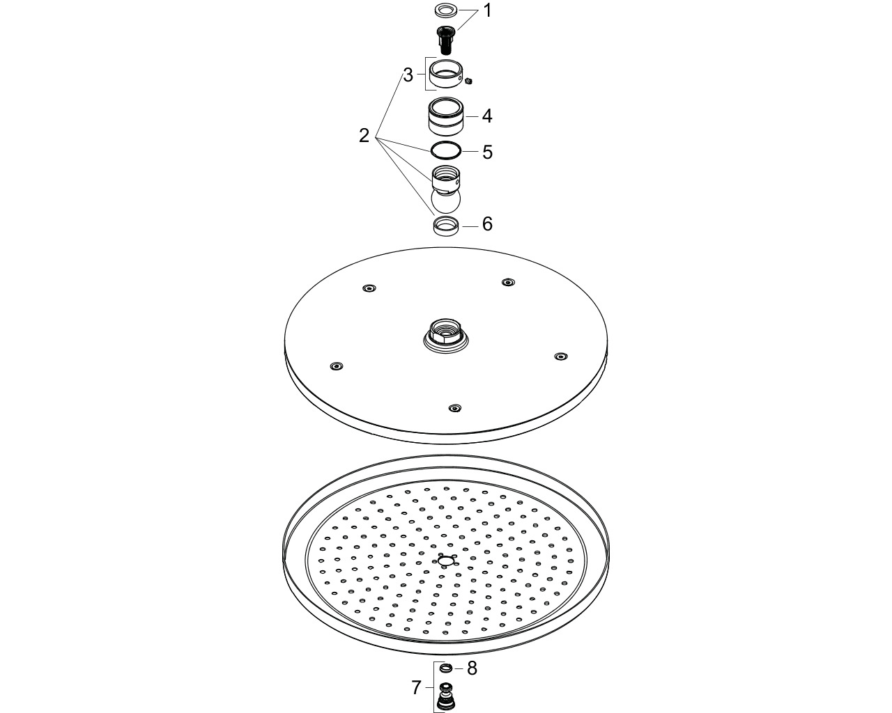 hansgrohe croma 280 air 1jet hoofddouche chr afbeelding 1