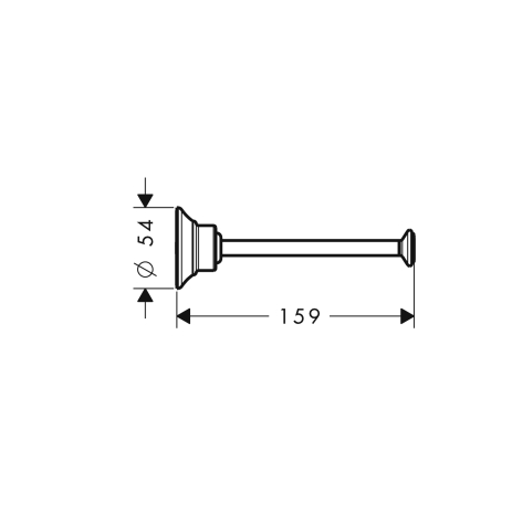 hg axor montreux reserverolhouder 42028000 chroom afbeelding 2