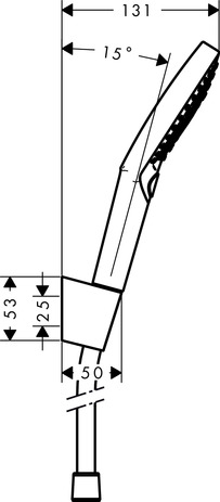 hg raindance select s 120 powderrain badset 160cm afbeelding 2