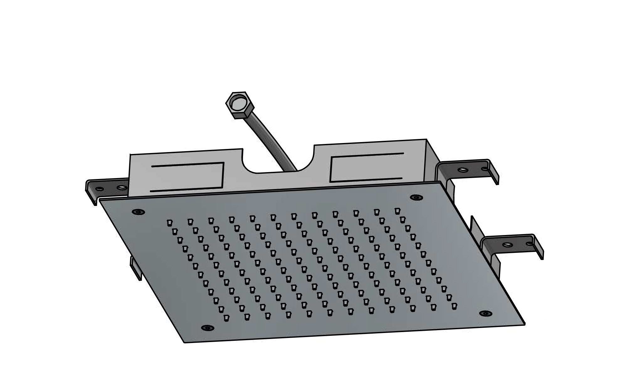 Hotbath vierkant 380 mm afbeelding 1