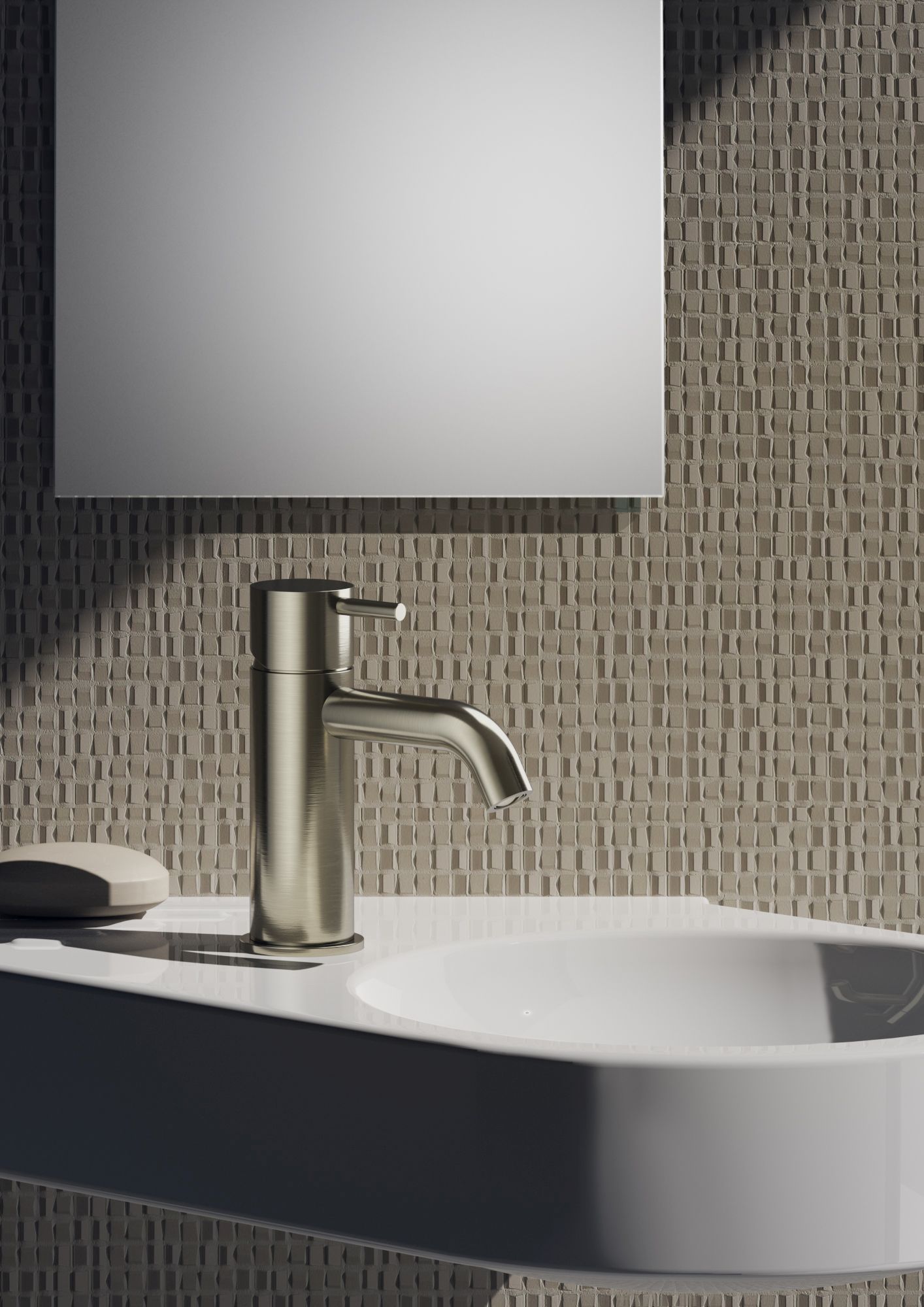 Hotbath cobber wastkr brushed nickel afbeelding 5