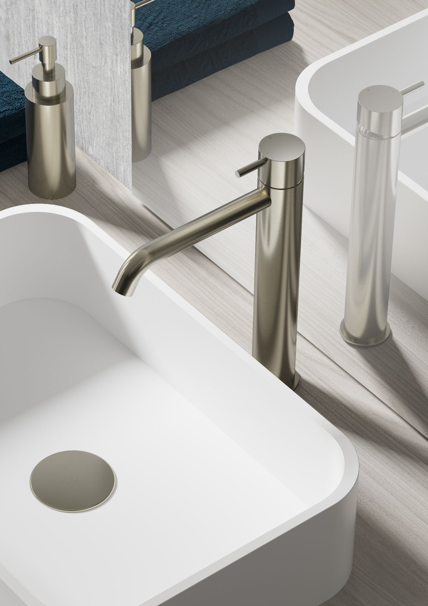 Hotbath cobber wastkr brushed nickel CB003HCGN