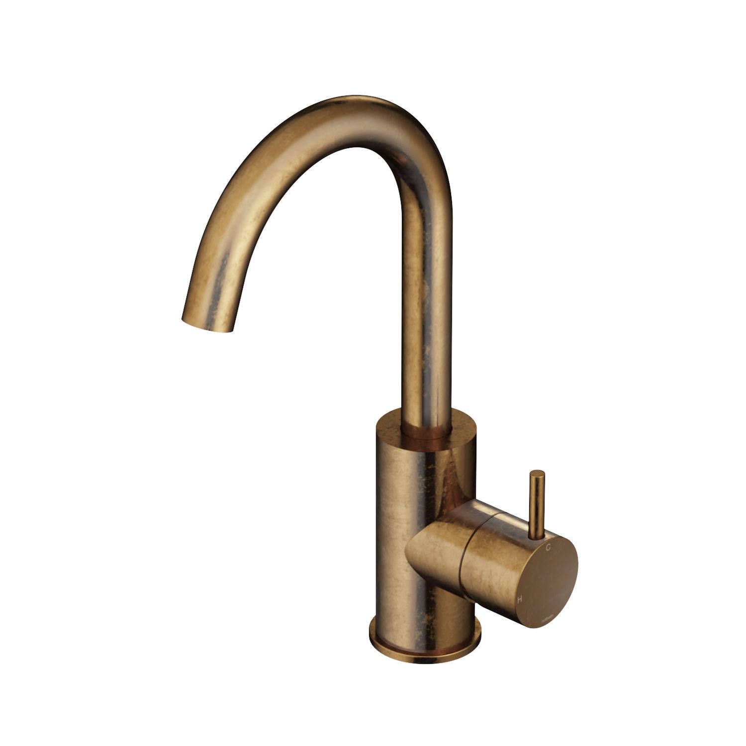 Hotbath cobber wastkr aged brass CB004AB afbeelding 1