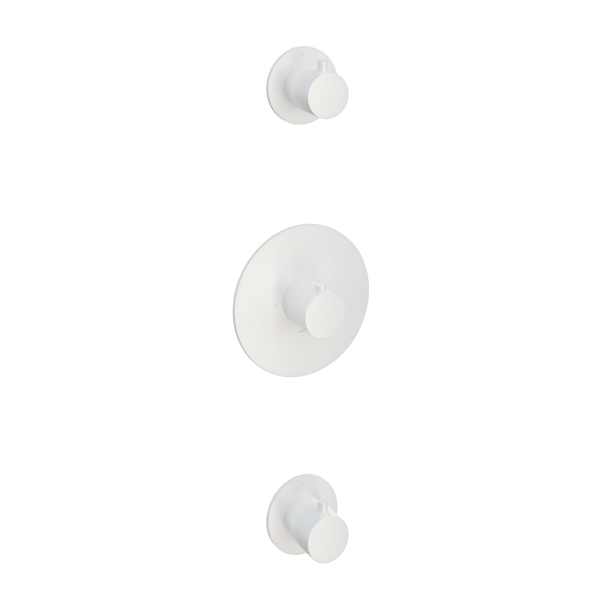 Hotbath cobber 007 afbouwdelen matt white afbeelding 1