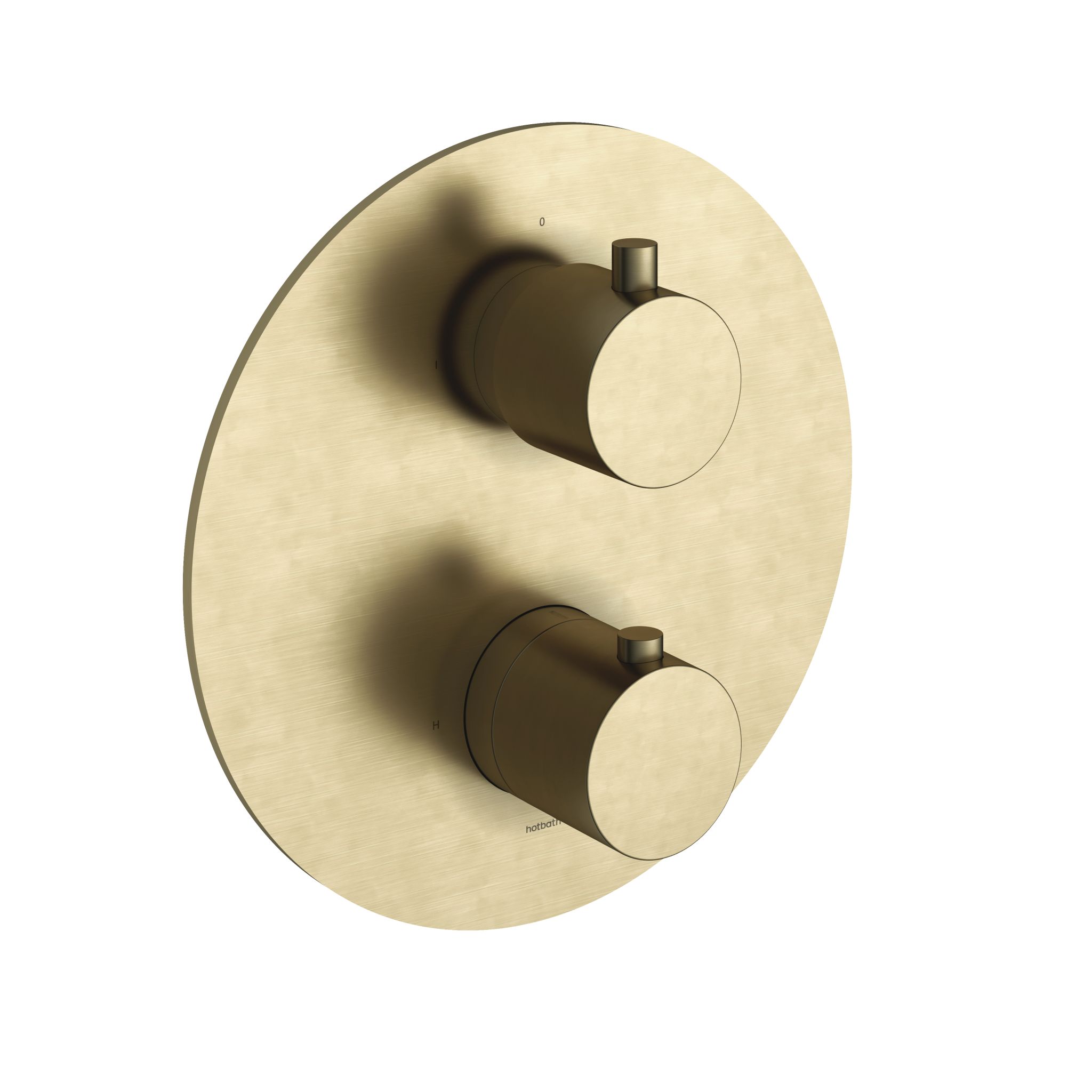 Hotbath cobber 009 afbouwdelen brushed brass afbeelding 2
