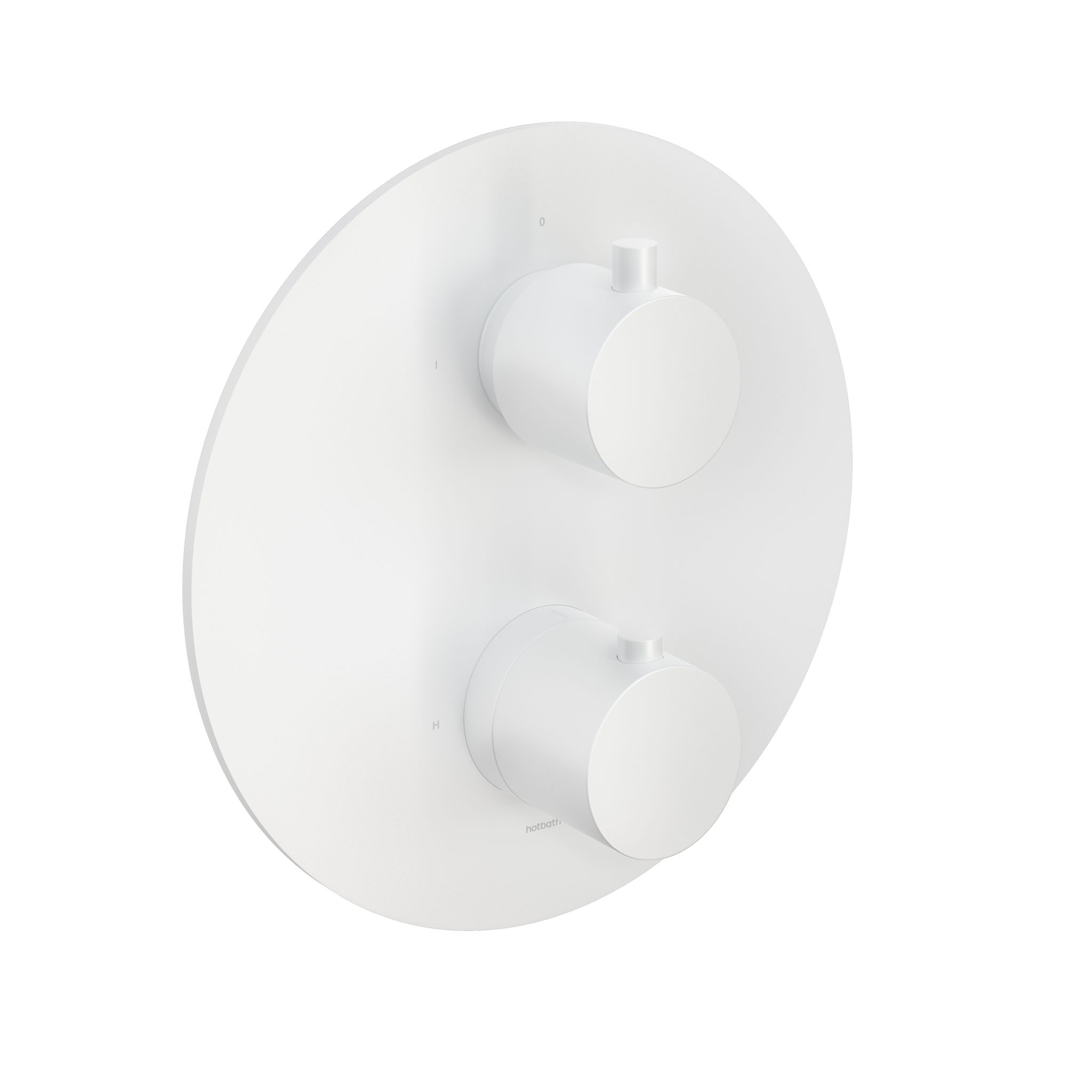 Hotbath cobber 009 afbouwdelen matt white afbeelding 2