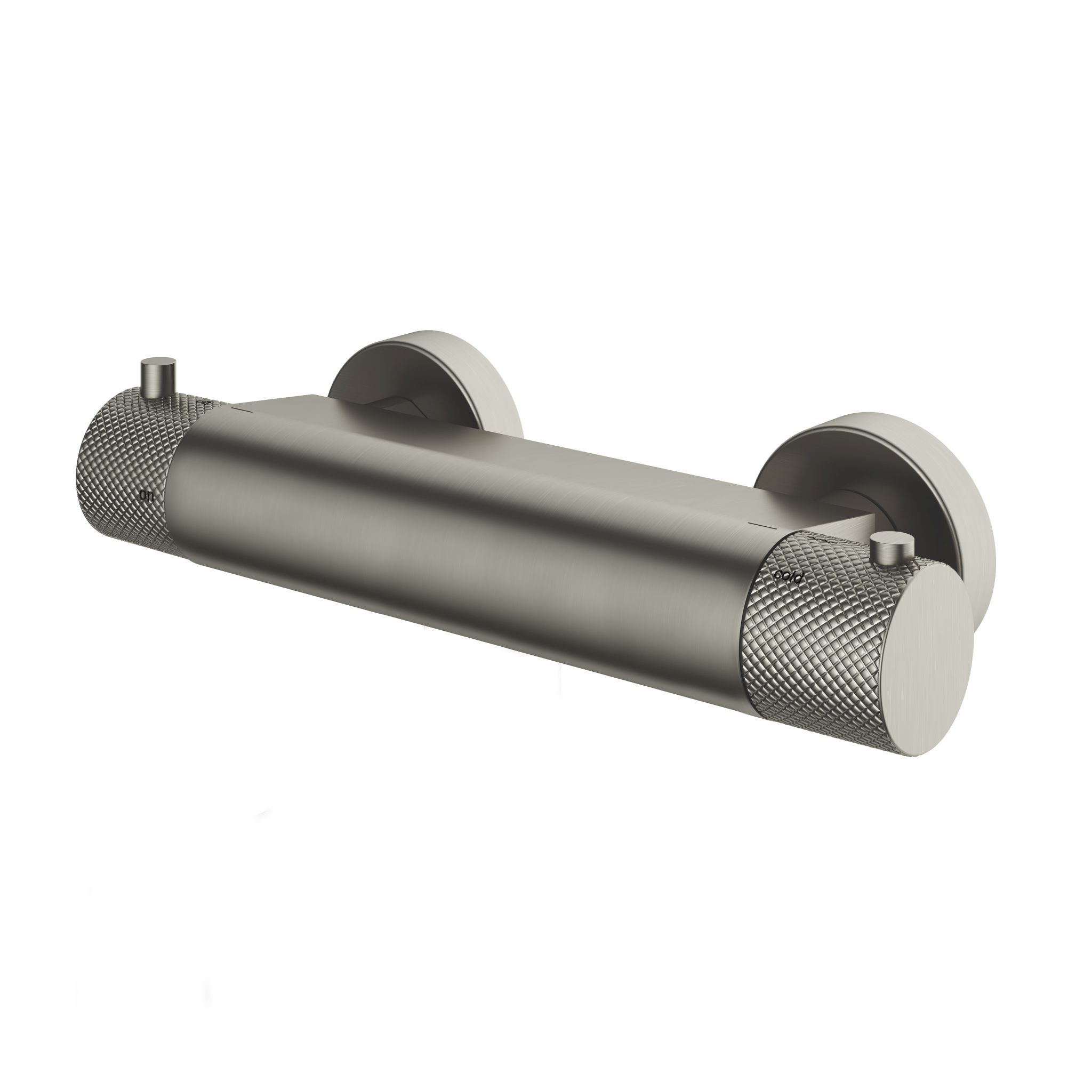 Hotbath cobber x therm.e douchemengkraan gn-geborsteld nikkel afbeelding 1