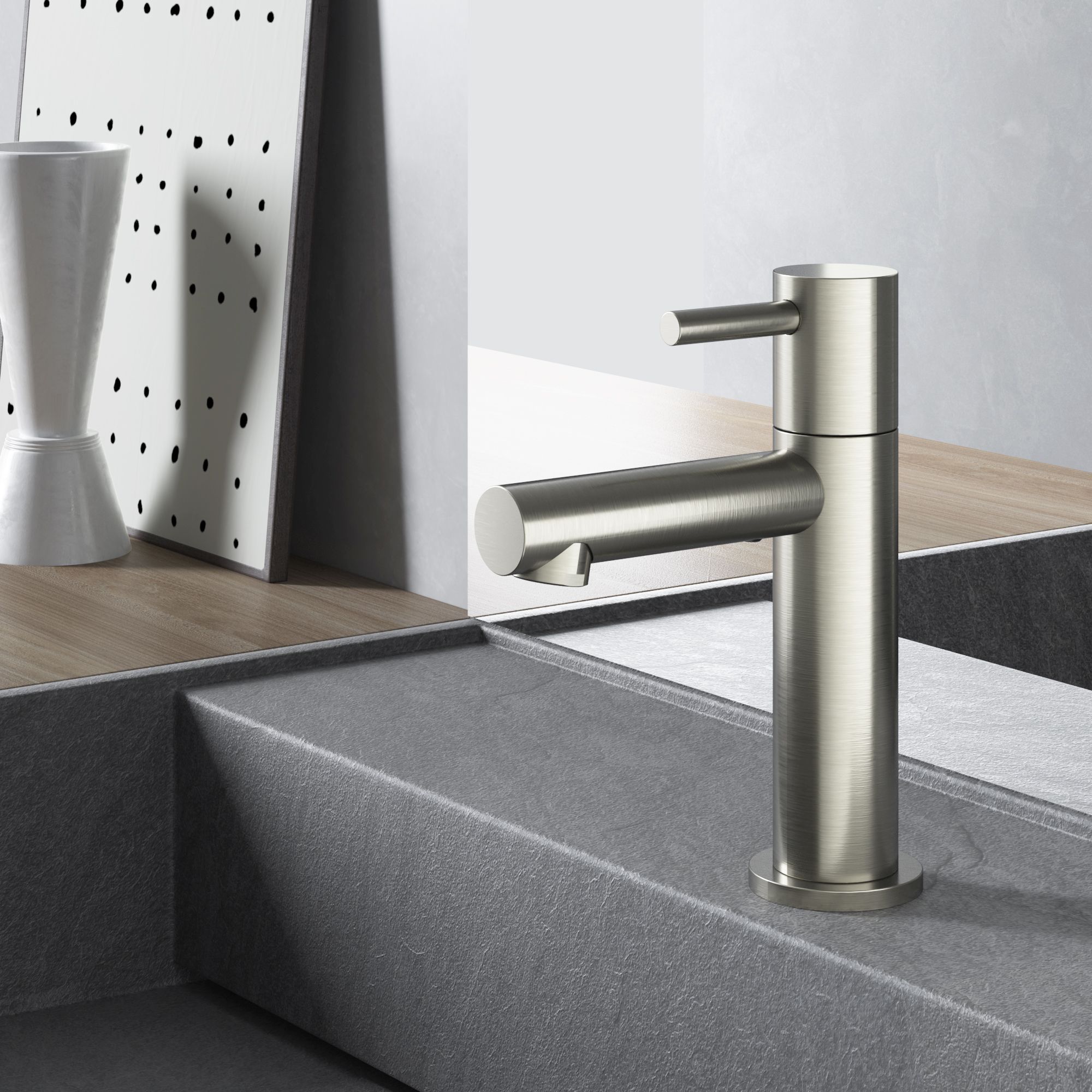 Hotbath fonteinkraan dude s001 geborsteld nikkel