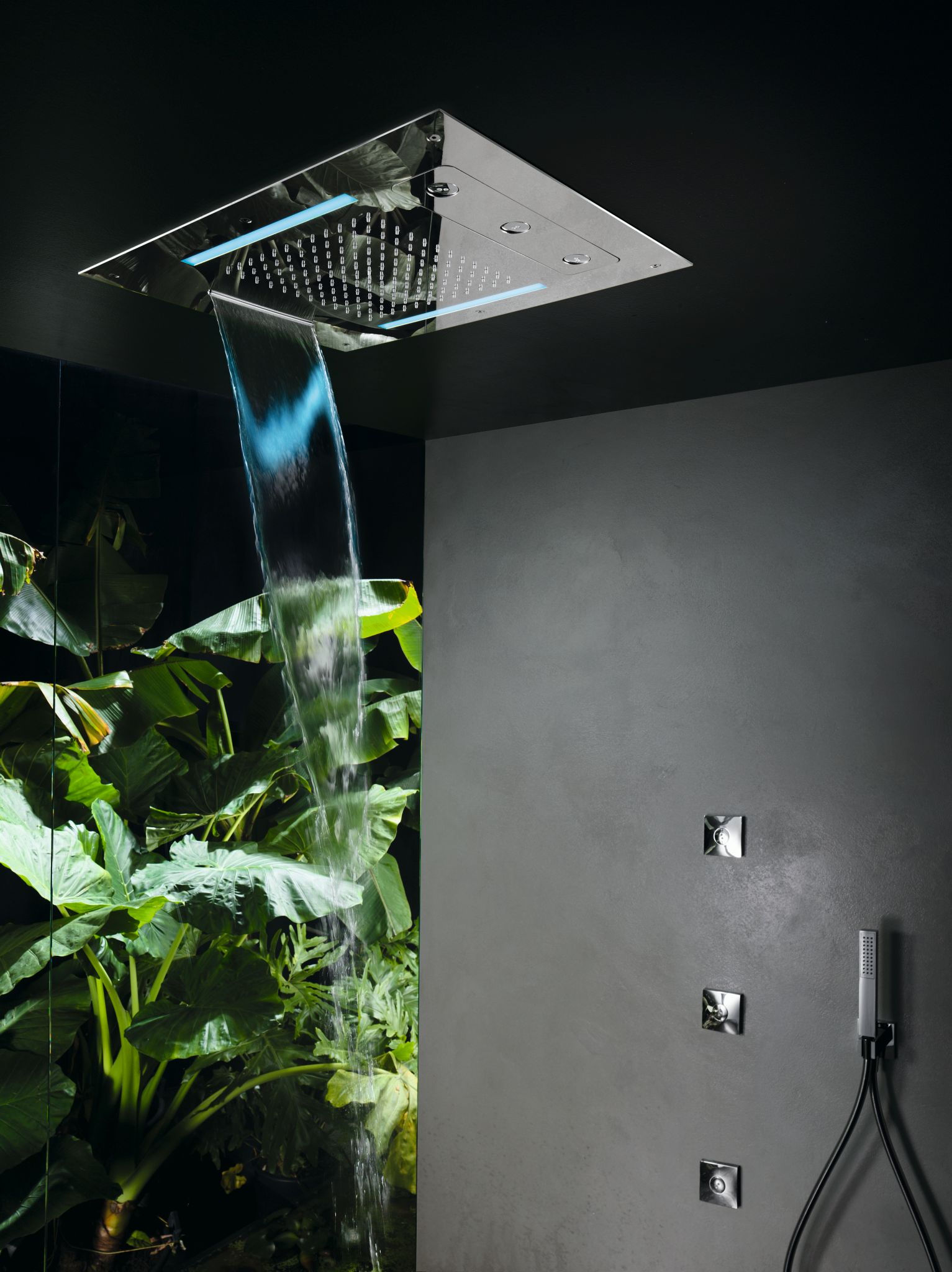 Hotbath mate inb douche 48x63 spin led afbeelding 5