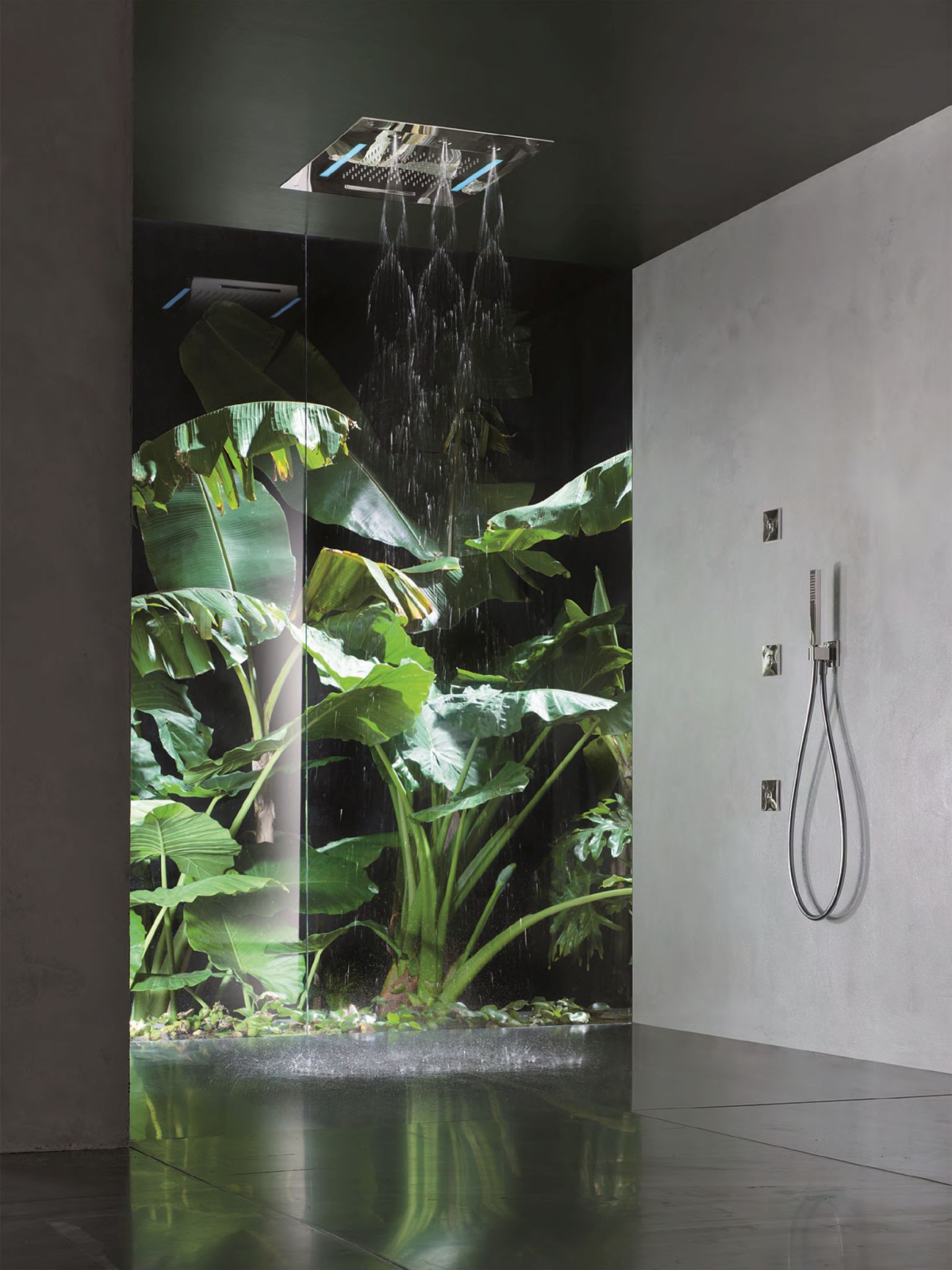 Hotbath mate inb douche 48x63 spin led afbeelding 6