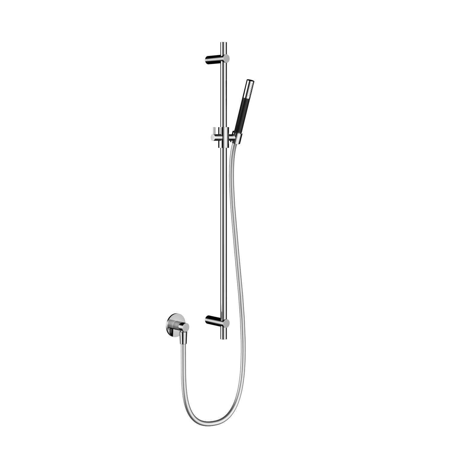 Hotbath cobber glijstangset compl chrome afbeelding 1