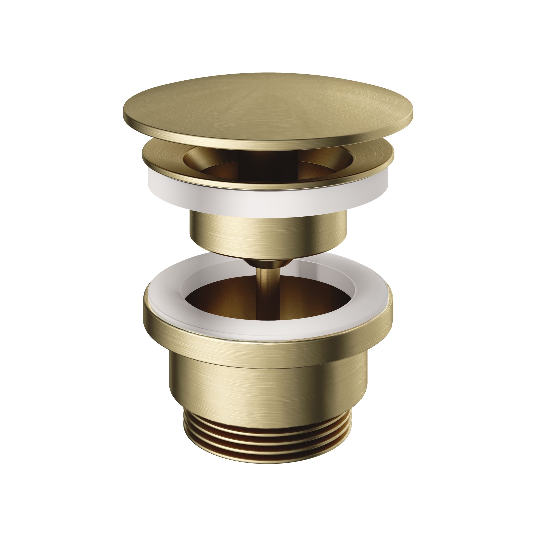 Hotbath cobber waste open brushed brass afbeelding 2