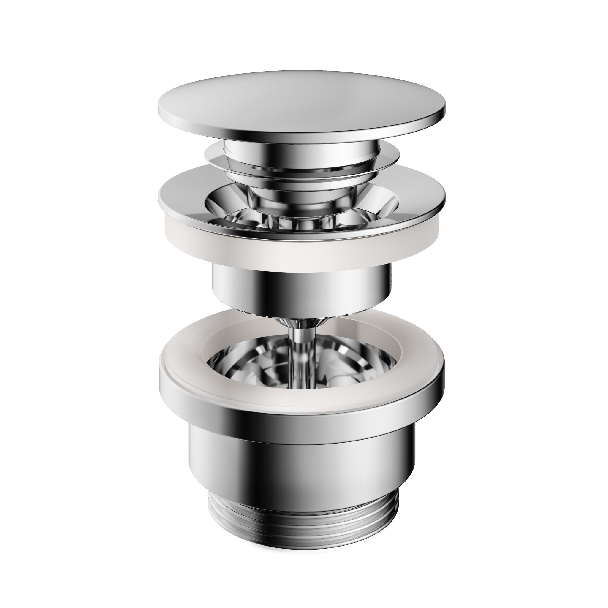 Hotbath pal click plug 1 1/4 (710) chroom afbeelding 1