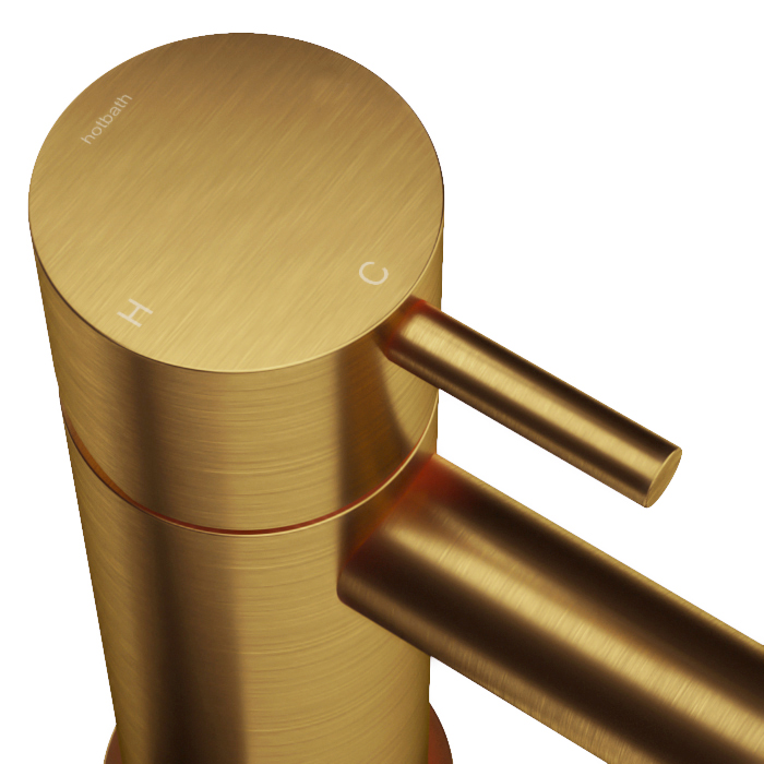 Hotbath cobber wastkr brushed brass CB003CBB afbeelding 4