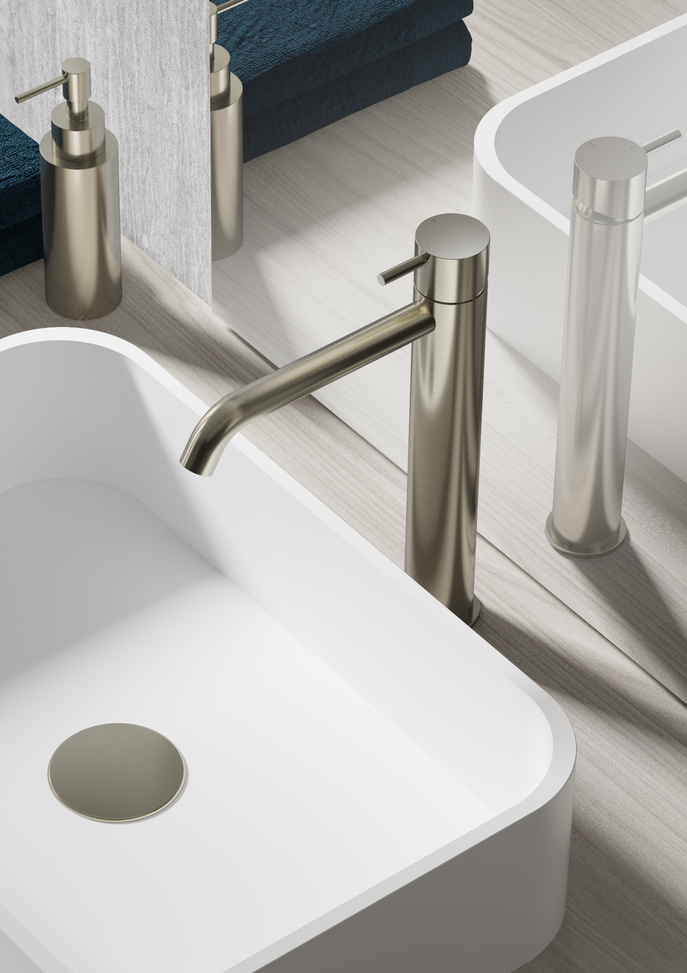 Hotbath cobber wastkr brushed nickel CB003HCGN