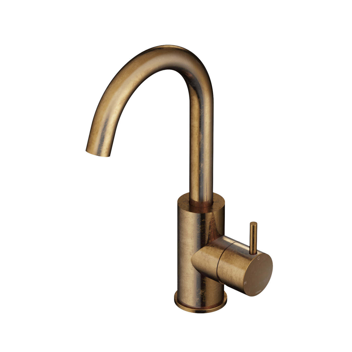 Hotbath cobber wastkr aged brass CB004AB afbeelding 3