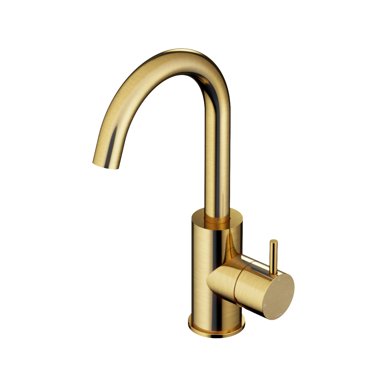 Hotbath cobber wastkr brushed brass CB004BB afbeelding 3