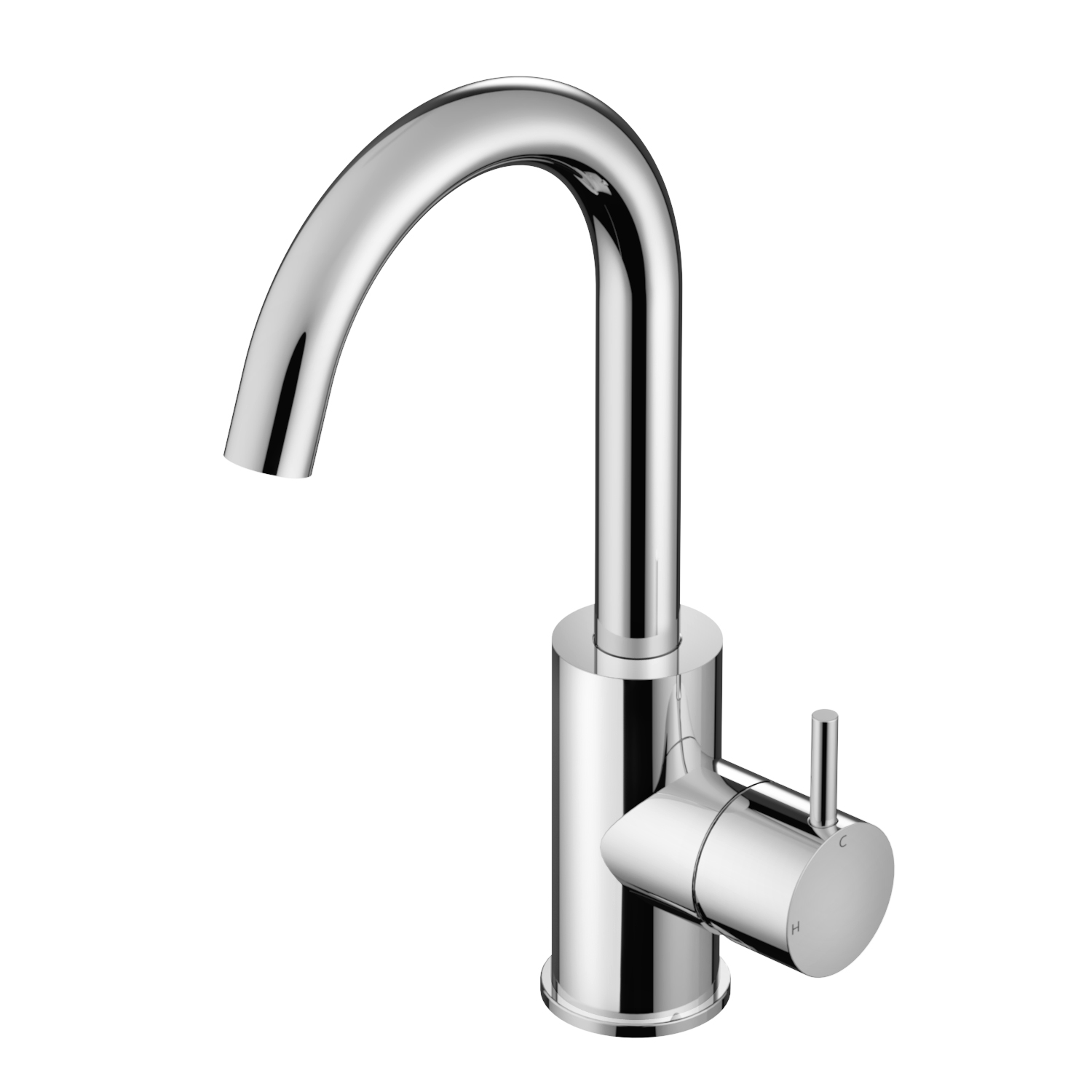 Hotbath cobber cb004 wastmengkr.draaibare uitloop chroom z.waste