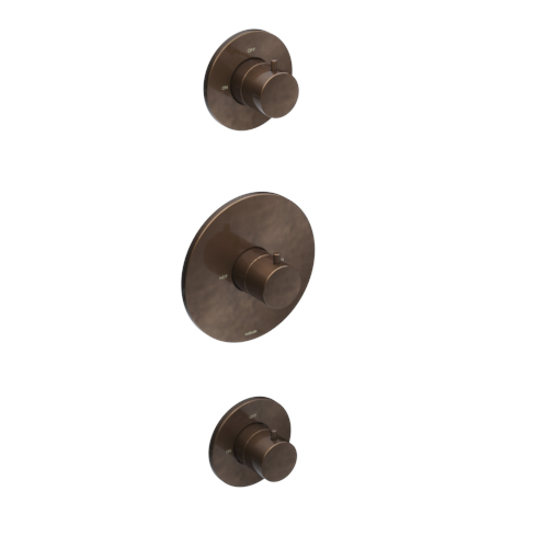 Hotbath cobber 007 afbouwdelen aged brass afbeelding 4