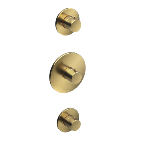 Hotbath cobber 007 afbouwdelen brushed brass afbeelding 4