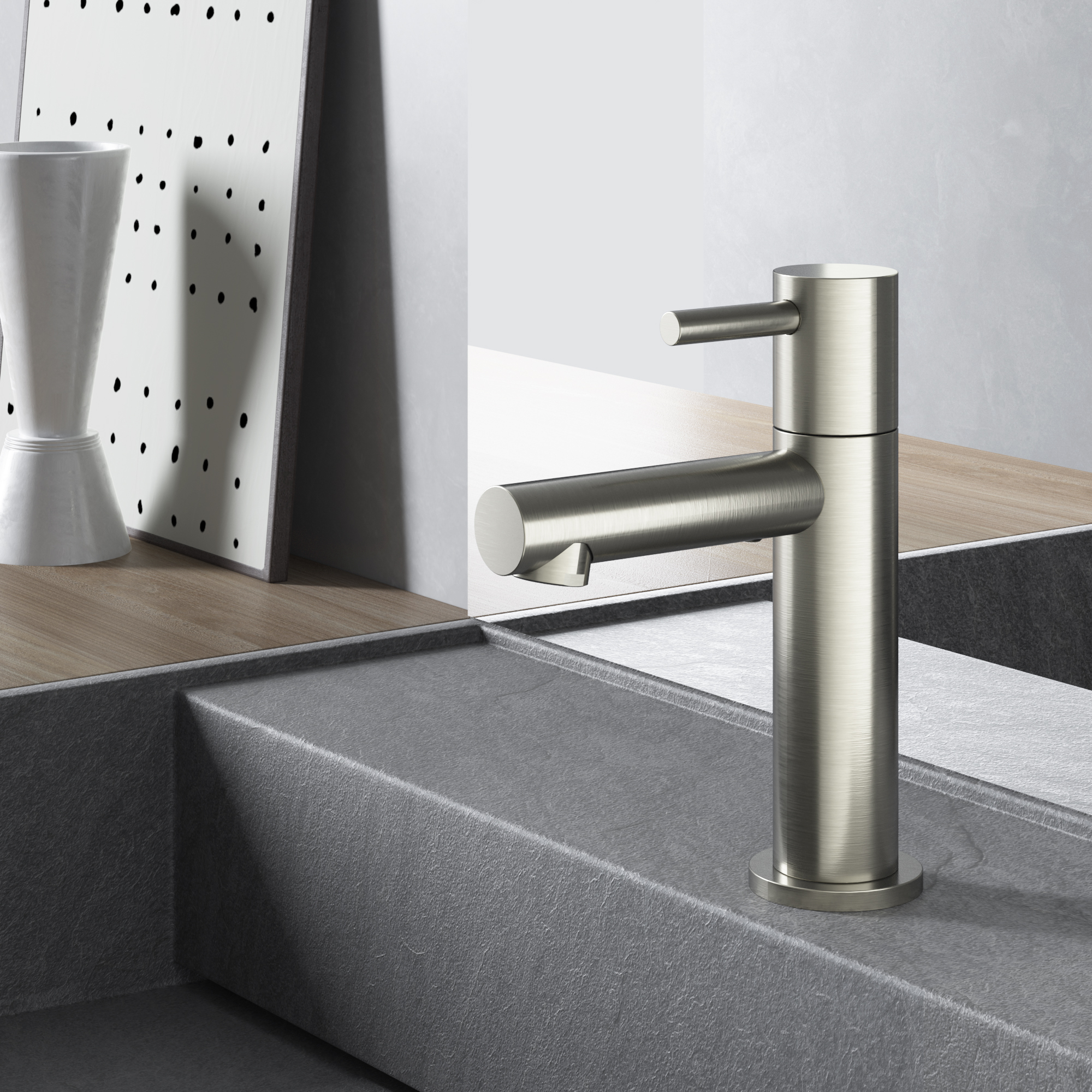 Hotbath fonteinkraan dude s001 geborsteld nikkel