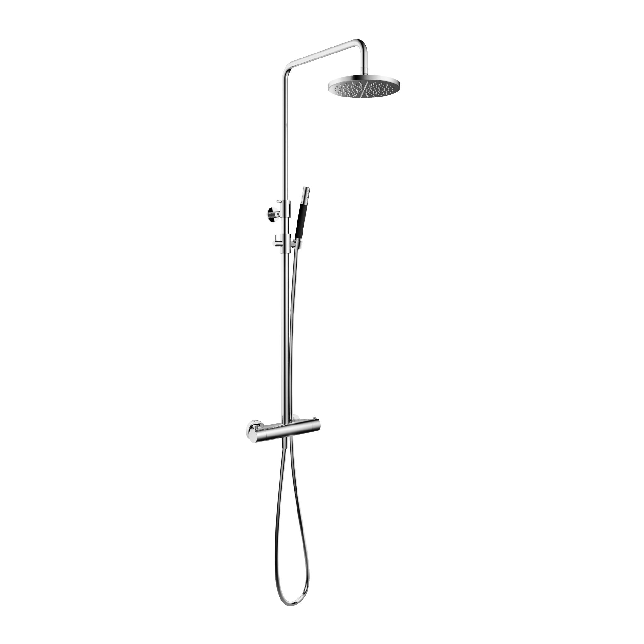 Hotbath cobber stortdoucheset chrome afbeelding 1