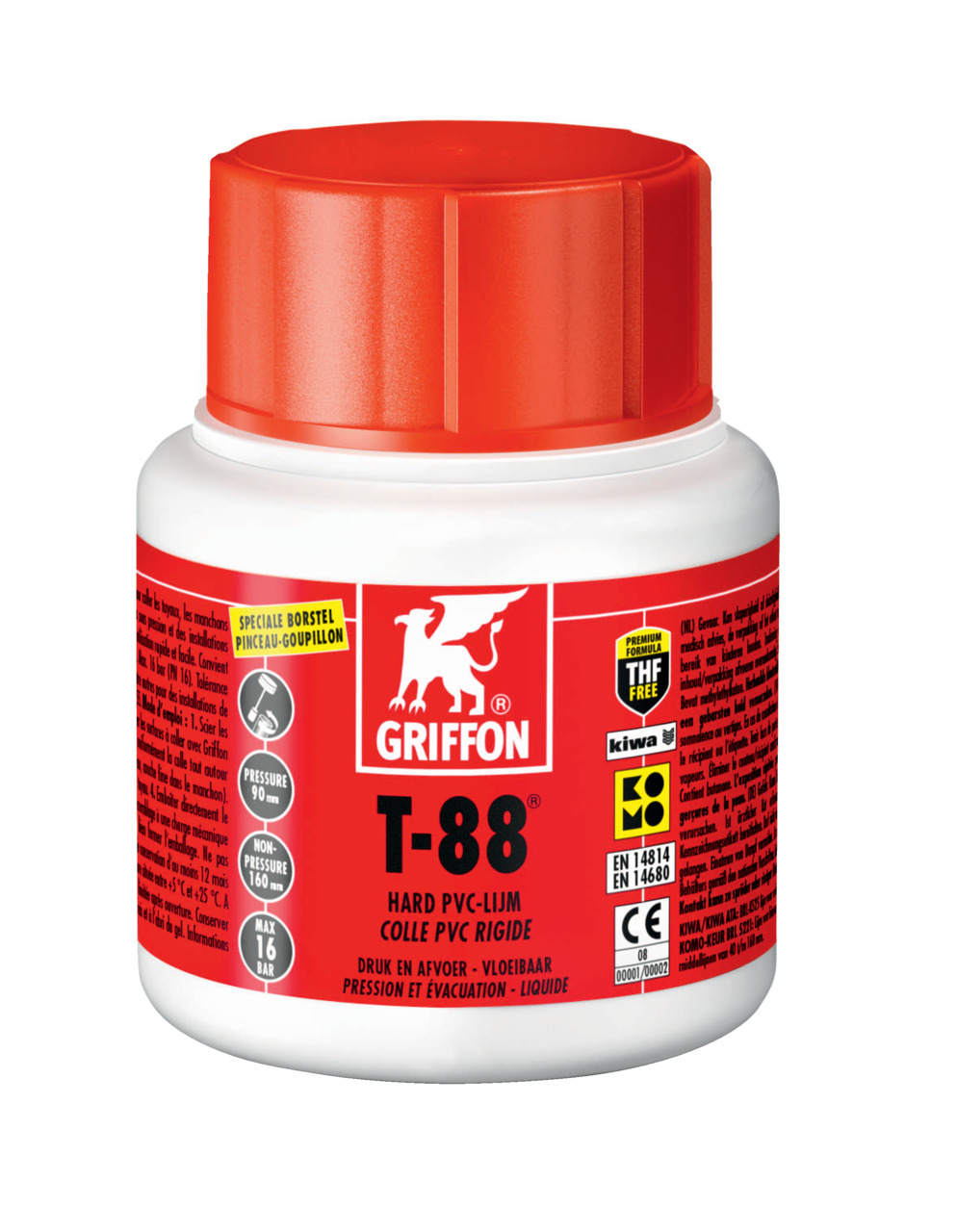 griffon pvc lijm t88 100ml kiwa