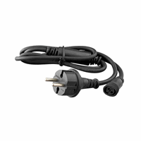 Startkabel zwart 1.5m Modular Prosystem professioneel max 6000 ledjes