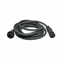 Verlengsnoer 0.5 meter 230V zwart voor kerstverlichting Modular Prosysteem 010-201 Tronix