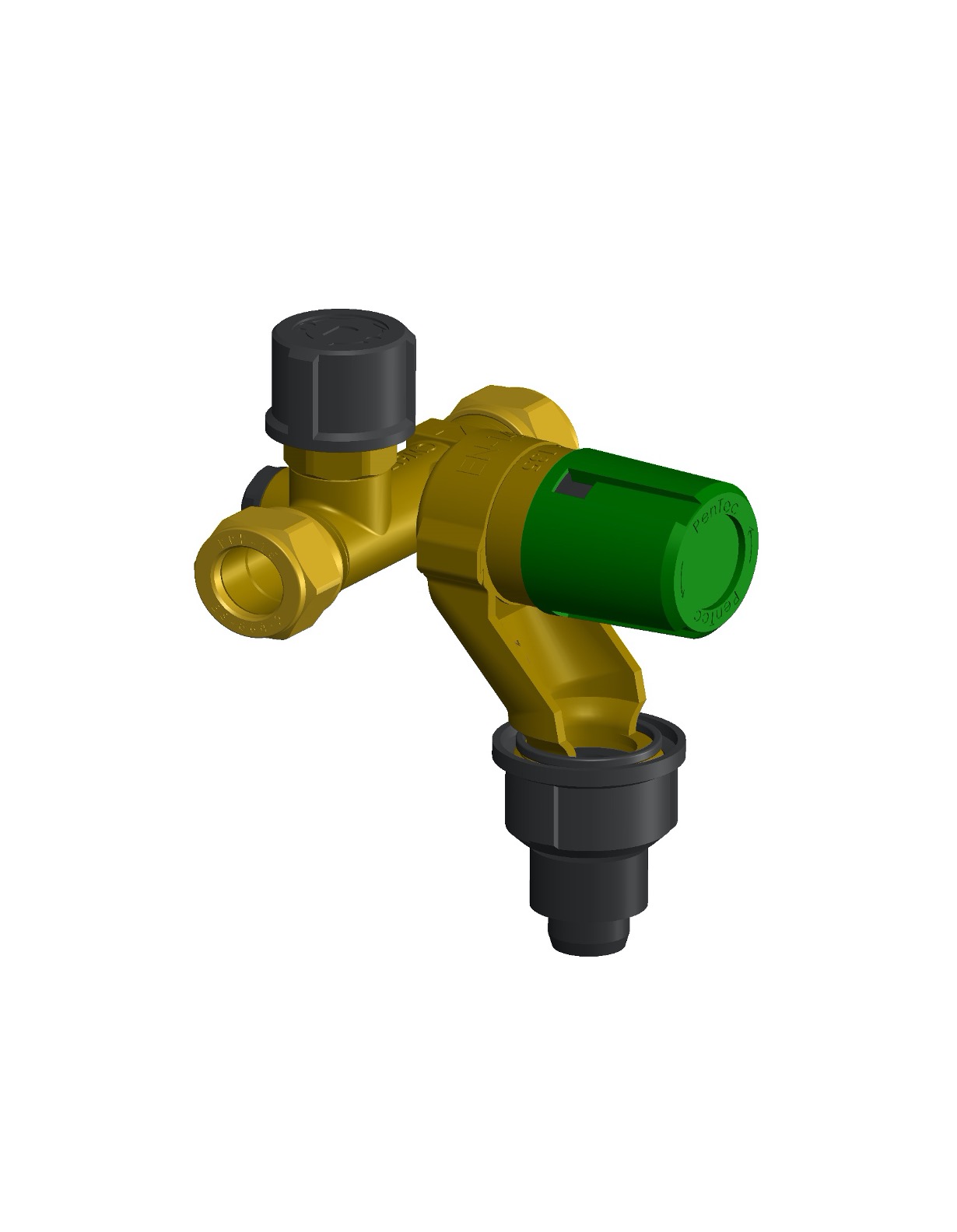 inlaatcombinatie pentec 15mm knel 8 bar