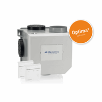 ITHO Daalderop CVE-S OPTIMA Woonhuisventilator 125mm 3-standen met vochtsensor – Kunststof