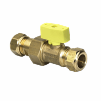Vsh gaskogelkraan met wartel 15x15 afbeelding 2