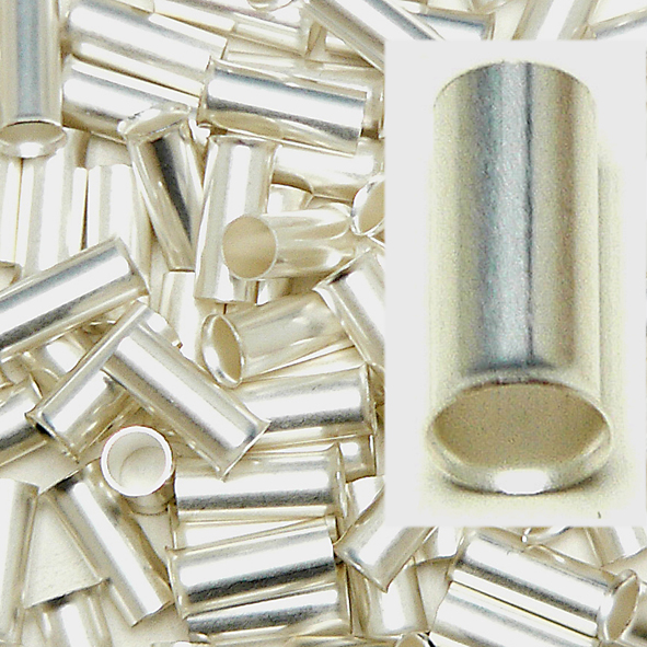 KLAUKE 71/6 ADEREINDHULS 0.75MM2 ZILV L=6 afbeelding 2