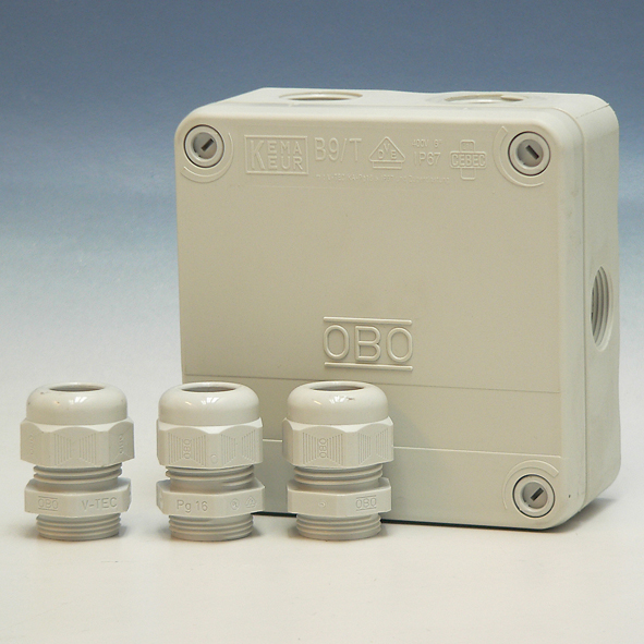 KABELDOOS IP67+3XWART PG16 B9T NL              OBO