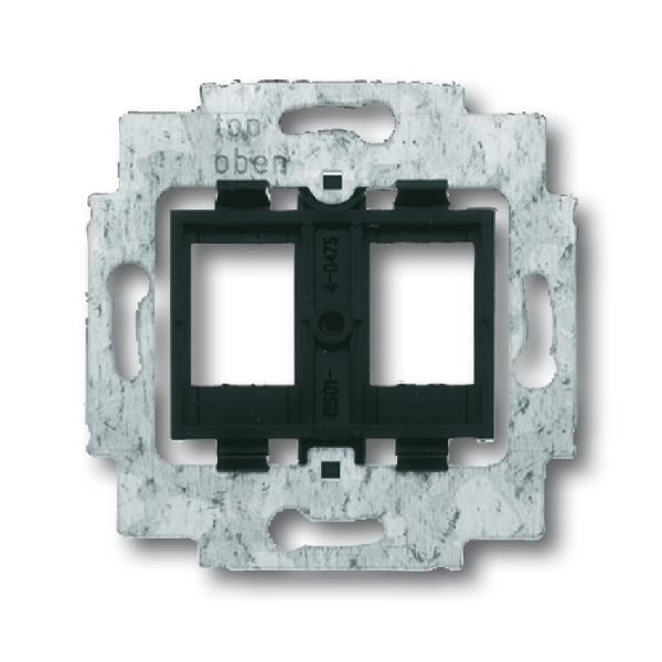 Draagring 2x modular jack 14,8x20,4 zwart 1814