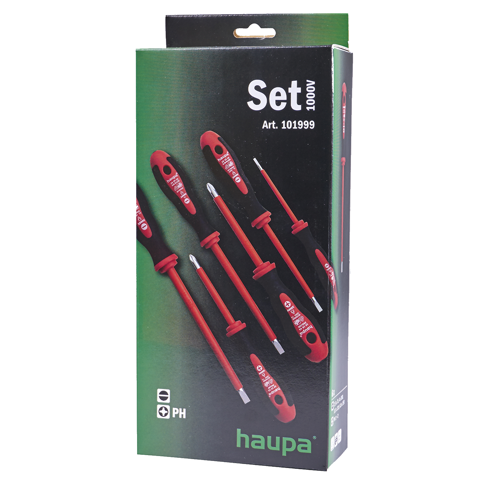 HAUPA 101999 SCHROEVENDR SET 6ST ROZW VDE