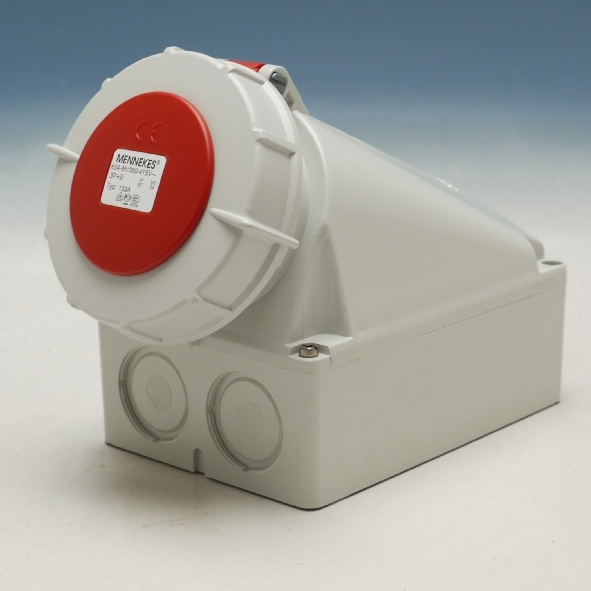 CEE krachtstopcontact 400V 63A 4 polig 132A Mennekens