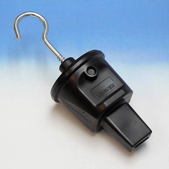 Kaiser 731/13/Sw Eindstuk+Haak Prikkabel 5X13mm