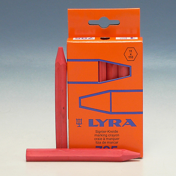 HAUPA 150015 R KRIJT ROOD DOOS 1=12ST afbeelding 2