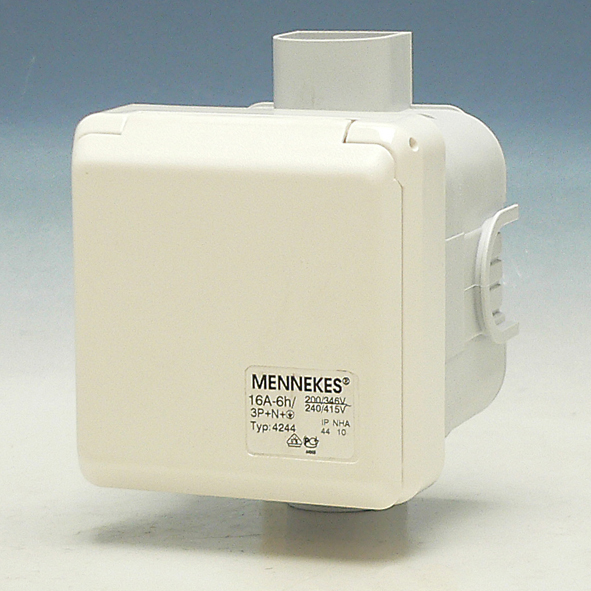 MENNEKES CEE 4244 WCD 16A 5P INB+DOOS 400V G4 afbeelding 2