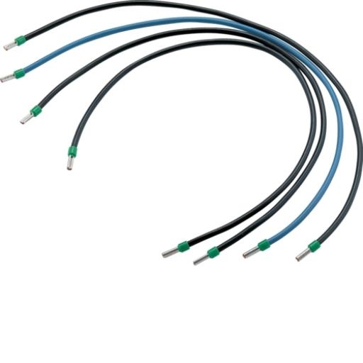 Hager Bedradingsset 6mm² lengte 0,5mtr VPE=4 UL25B9 afbeelding 2