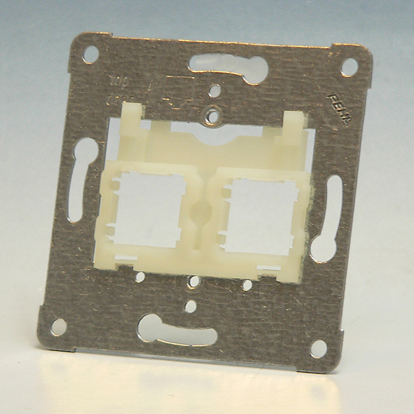 PEHA 600 MJ2 DRAAGFRAME TBV 2XMJ TRANSP afbeelding 2