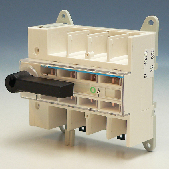 Hager Lastscheider 4-polig 160A modulair, compact HA407 afbeelding 2