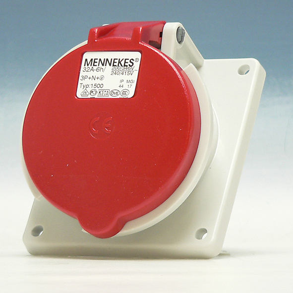 Mennekes CEE 1500 contactdoos inbouw 5-polig 32A