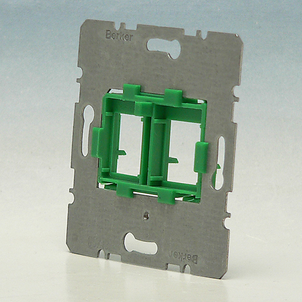 BERKER 454104 DRAAGFRAME TBV 2XMJ GROEN afbeelding 2