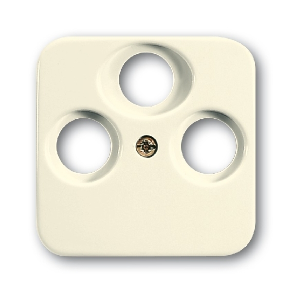 Busch-Jaeger inzetplaat voor CAI en SAT (coax) creme 1743-03-212 SI (2CKA001724A1747) afbeelding 2